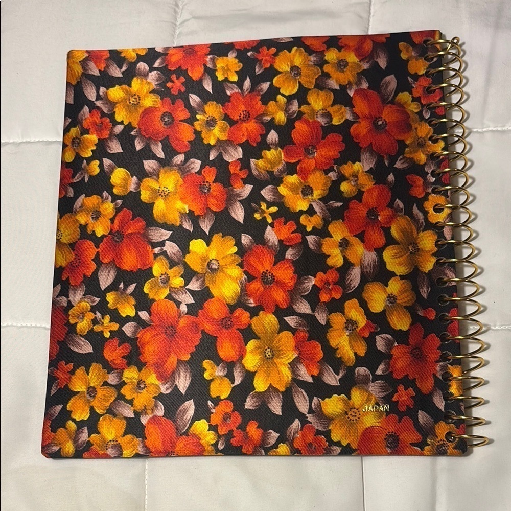 Vintage Floral Spiral Photo Album/ Notebook - Picture 4 of 11